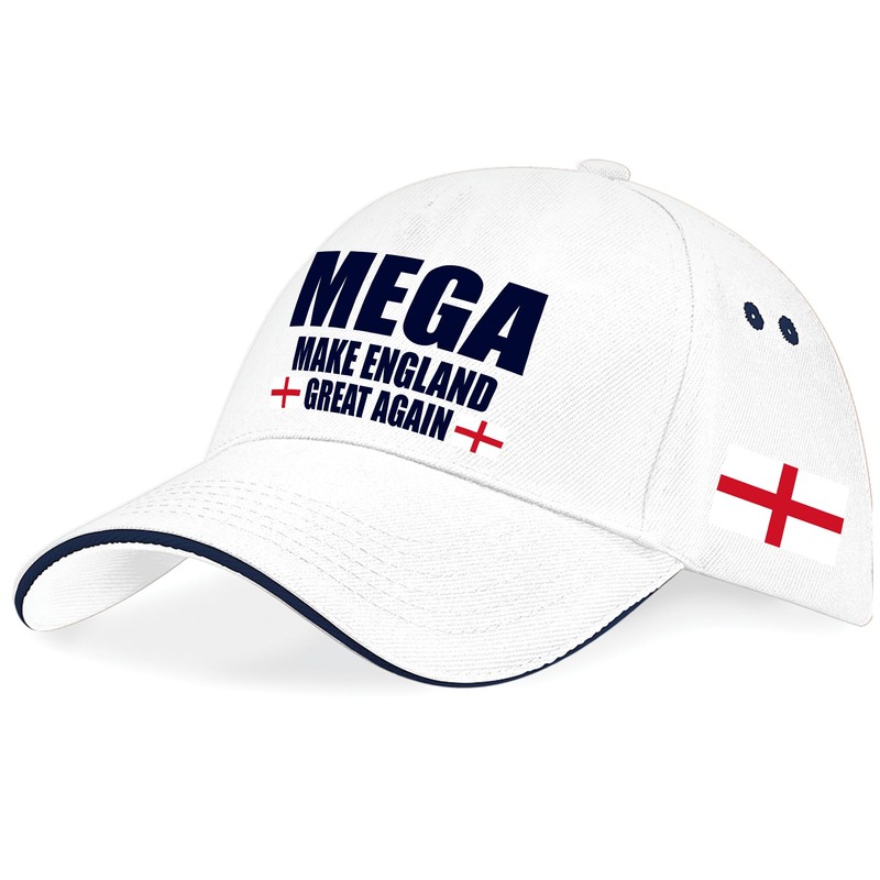 Purple Print House Mega Make England Great Again Baseball Cap