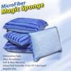 Magic Microfiber Sponge Scrubbing Clean Faster Easier Better Super Absorbent
