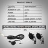 FEELOTAM First Responder Blue Emergency Strobe Lights For Firefighters Police