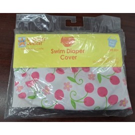 IPlay Water Wear Swim Diaper Cover Pullup White Cherries Waterproof  6-12mo NEW