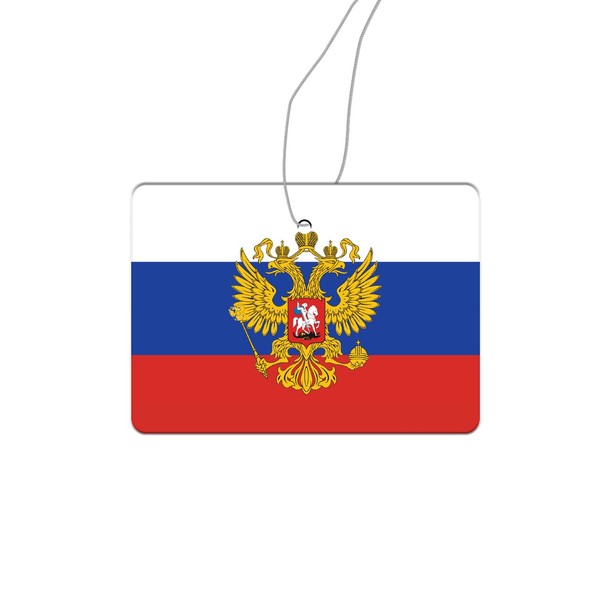 CME.Promo 2x Russland Flagge Duftbaum Auto Russia, Auto Duftspender, Duftbaum