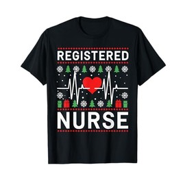 Lustiges RN Nurse Xmas Registered Nurse Christmas T-Shirt