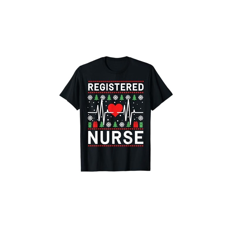 Lustiges RN Nurse Xmas Registered Nurse Christmas T-Shirt