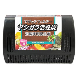 Refrigerator Deodorizer, Coconut Activated Carbon, 1 in Cold Room Up to 7.1 gal (300 L), Effective for 1 Year, 1.8 oz (50 g)