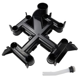 SHUNTALL Manifold with Air Bleed Compatible with Pentair FNS Plus FNSP24 FNSP36 FNSP48 FNSP60 and Spa D.E. Pool Filter 59023700