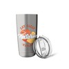 Eat Sleep Nectarine Repeat Vegan Vegetarian Dietitian Stainless Steel Insulated