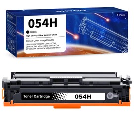054 054H Printer Cartridges Compatible with Canon 054 054H Toner for Canon i-Sensys LBP621cw LBP623cdw MF643cdw MF641cw MF645cx LBP622cdw MF640c MF644cdw MF642Cdw LBP620c (black)