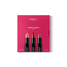 KIKO Milano Smart Fusion Lip Set 02, Lip Set with 3 Lipsticks with Glossy Finish