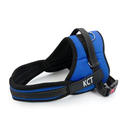 KCT No Pull Dog Harness Small Blue - Soft Padded Adjustable Vest Easy Control