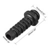 sourcing map Pack of 10 4 mm Inner Diameter PVC