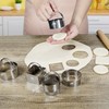 M JINGMEI Baking Cookie Cutters Set 2 Inch 2.5 Inch