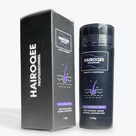 Natürliche Haarfasern – 28 g – Haarpuder, Verdichtungspuder, Volumenpuder, Hair Building Fibers auf Basis von Keratin (Dunkelbraun)
