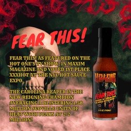 Hellfire Fear This! Award Winning Carolina Reaper Hot Sauce, 148ml