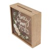 Hanna Roberts Honey Moon Fund and Card Rustic Wood Box
