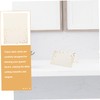 Ciieeo 50pcs Multi Function Paper Place Cards with Gold Dot