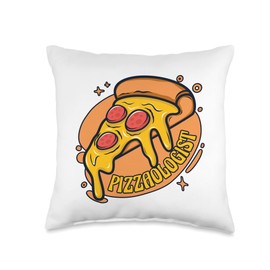 Pizzaologist Chef Baker Pizzaiolo Pizzeria Lover Pizza Maker Throw Pillow