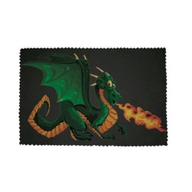 U24 Glasses Cleaning Cloth Fire-breathing Dragon Black Flag Glass Cleaning Cloth Microfibre Cloth