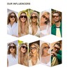 SOJOS Retro Thick Polarized Aviator Sunglasses for Women Men, Large