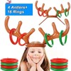 Set of 4 Inflatable Reindeer Antlers Inflatable Antlers Throwing Game