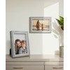 SUMGAR Photo Frames 7x5 Wooden Grey Picture Frame Desktop Display