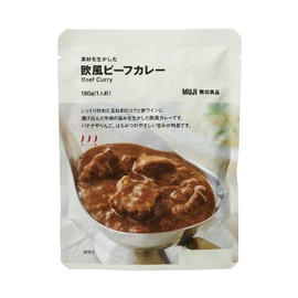 MUJI 83768447 European Beef Curry, 6.3 oz (180 g) (1 Serving) Made of Materials