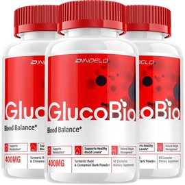 Gluco Bio (3 Pack)Gluco Bio Blood Support Capsules - GlucoBio Advanced , 180 Capsule
