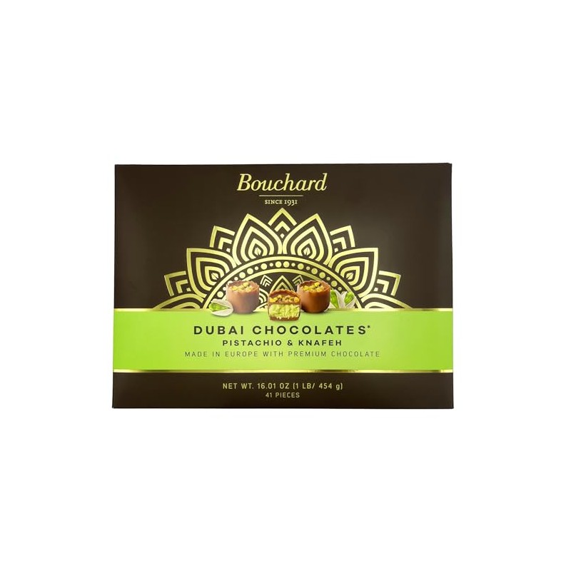 Bouchard Dubai Chocolates Pistachio & Knafeh - 16.01 OZ (1