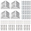 4 x EYPINS Mounting Material Angle 6060, for Aluminium Profile
