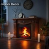 Raycare 2Pcs 4'' X 12'' Large Waterproof Outdoor Flameless Candle,