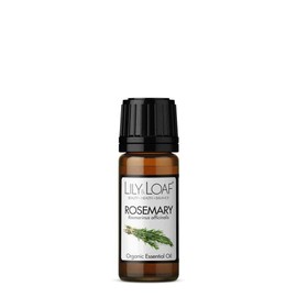Lily & Loaf Rosemary Organic Essential Oil (Rosmarinus officinalis) | 100% Pure & Natural | 10ml