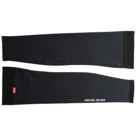 PEARL IZUMI Unisex Sun Arm Sleeves, Durable & Stretchy Sleeves For Sun Protection When Cycling, Running & more, Black, Large