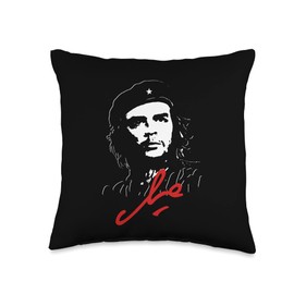 Che Guevara Rebel Signature Guerrilla Icon Revolution Throw Pillow