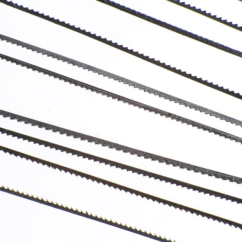 SE 144-Piece Jeweler's Piercing Saw Blade Set - Precision Steel