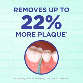 GUM Soft-Picks Advanced, Easy to Use Dental Picks for Teeth Cleaning Health, Disposable Interdental Brushes with Convenient Carry Case, Dentist Recommended Dental Picks, 90 Count