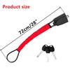 Car Steering Wheel Lock, Thick Cable Handlebar Lock, Universal Burglar
