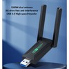 USB WiFi Adapter, WiFi6 1200Mbps High Speed WiFi Dongle, USB