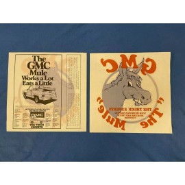 1979 GMC SIERRA MULE T-Shirt Iron On Vintage Special Edition Truck Advertisement