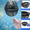 Bruislard 2 PCS Betta Bed, Floating Betta Hide & Shrimp