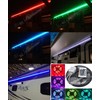 Rv Awning Camper Recreational Vehicle RGB LED Lights with 24