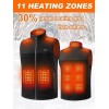 Battery Heated Vest for Men with 16000mAh 7.4V Battery Pack