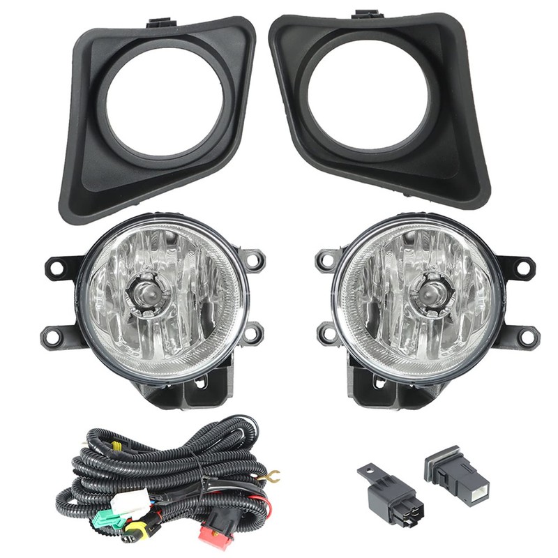 Silscvtt 2Pcs Fog Lights Replacement for 2014-2021 Tundra Clear Lens