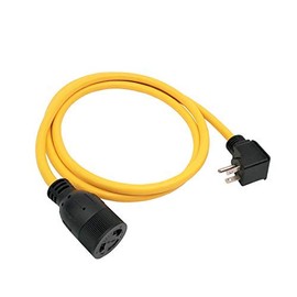 Parkworld 60264 Adapter Power Cord 20 AMP 6-20 Plug Right Angle to Twist Lock L6-20 Receptacle, 6FT