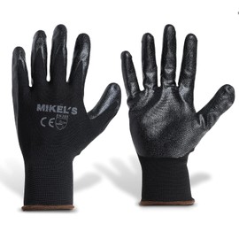MIKEL'S GEN-2G Guantes para Trabajo de Nylon con Espuma de Nitrilo (L)