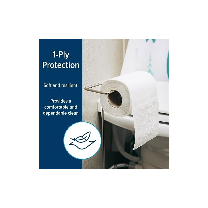 Camco 40276 Toilet Tissue, 1 Pack of 4 Rolls, White