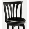 Hillsdale Savana Swivel Counter Stool, Black
