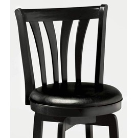 Hillsdale Savana Swivel Counter Stool, Black