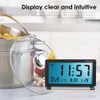 Digital Travel Alarm Clock Battery Operated LCD Clock with Date