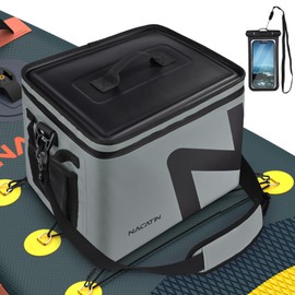 Paddle Board Cooler, Large 5-Layer Leakproof Insulated Cooler Bag with Bottle Opener, Removable Inner Liner Cooler Bag for Travel, Camping, Picnic, SUP