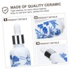 BUGUUYO 3pcs Mini Oil Dropper Bottles Ceramic Body 30ml Essential