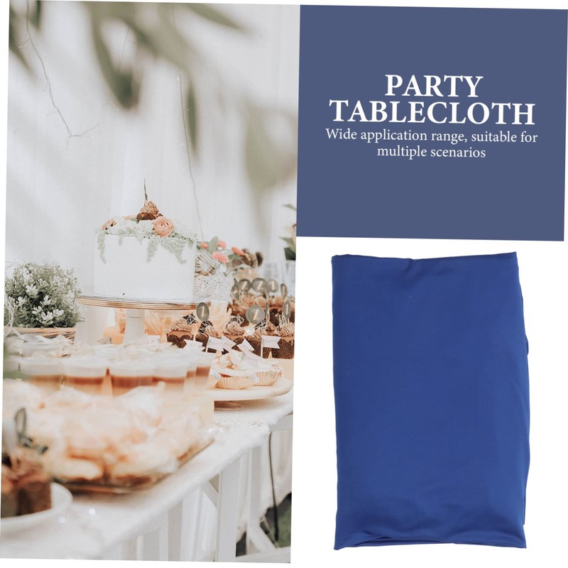 BIUDECO Elastic Tablecloth for 6ft Folding Tables Stretchy Rectangle Party